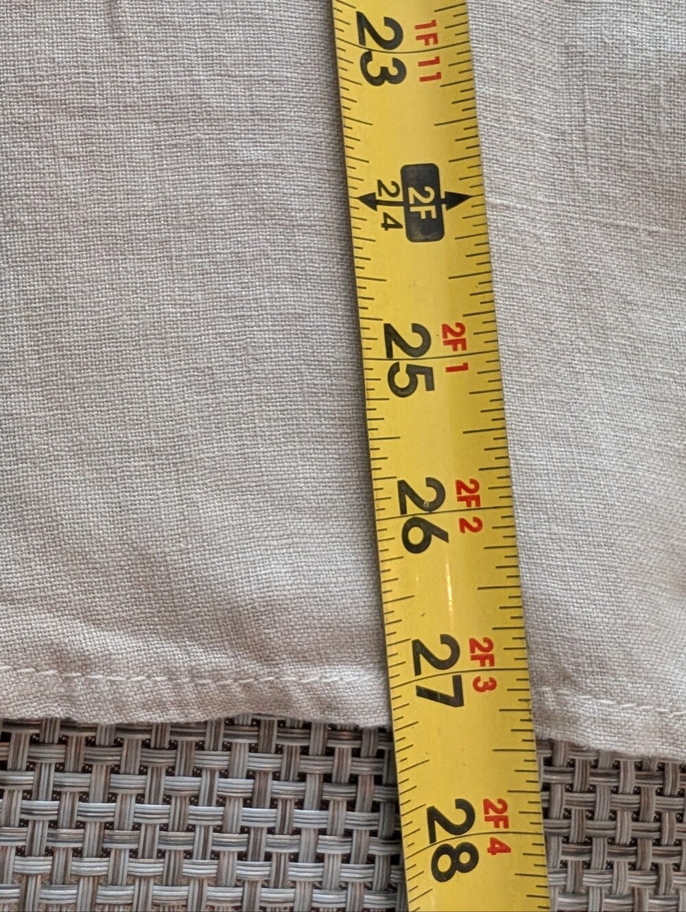 100% Linen Boxy Top,Sand Color - Picture 8 of 8